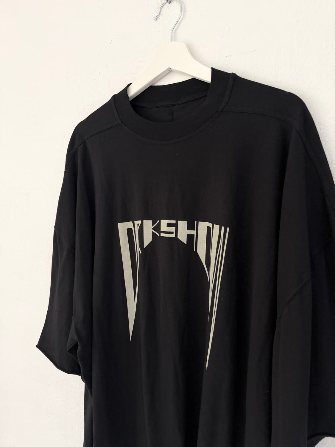 릭오웬스 DRKSHDW Tommy 오버핏 반팔 블랙 상품이미지6