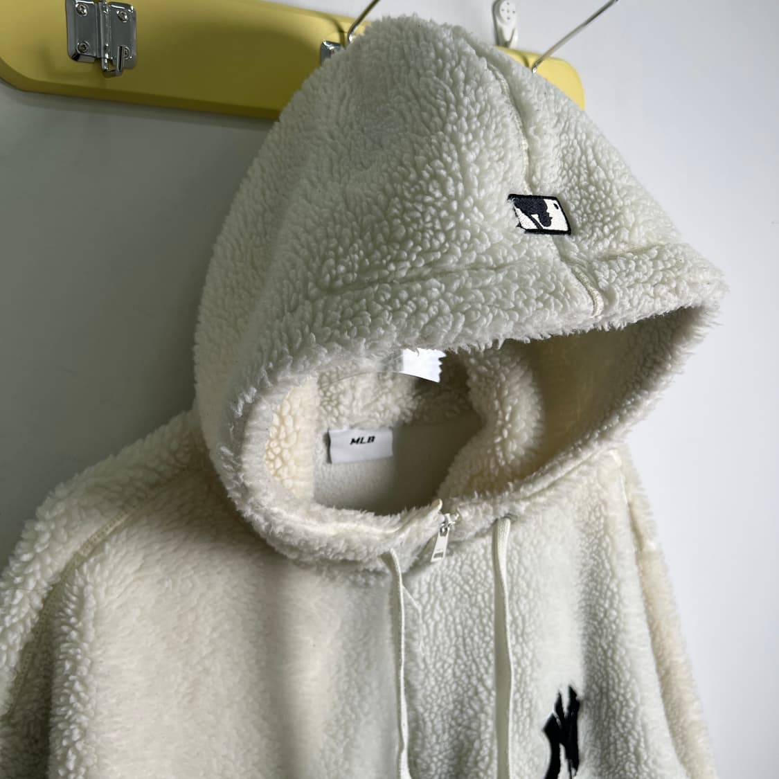 MLB 엠엘비 뉴욕양키스 베이직 후디드 덤블 후리스 2XL 상품이미지6