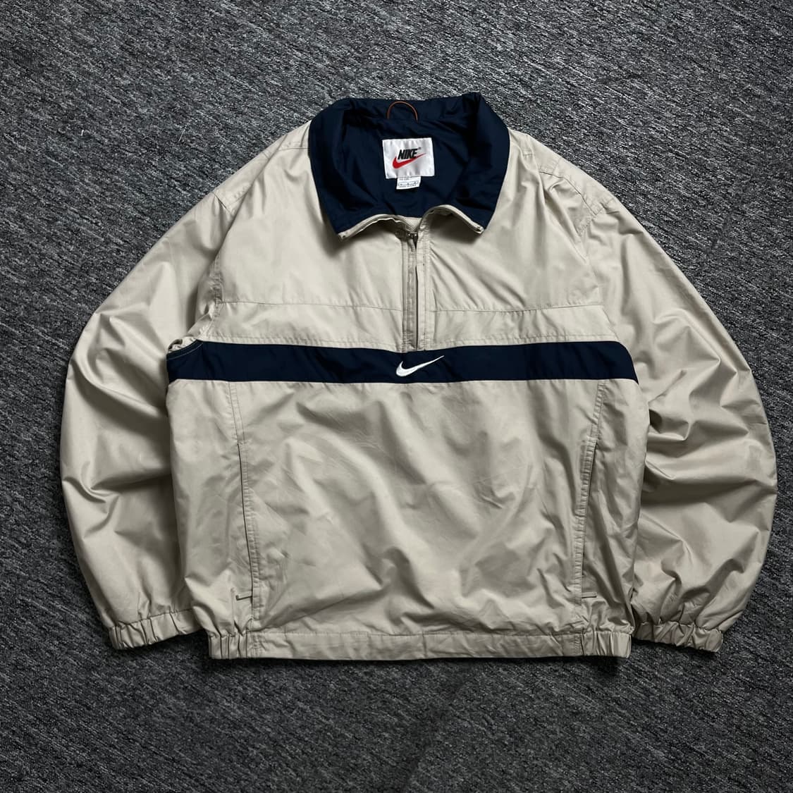 90s 나이키 센터 스우시 올드스쿨 배색 아노락 웜업o1727 상품이미지1