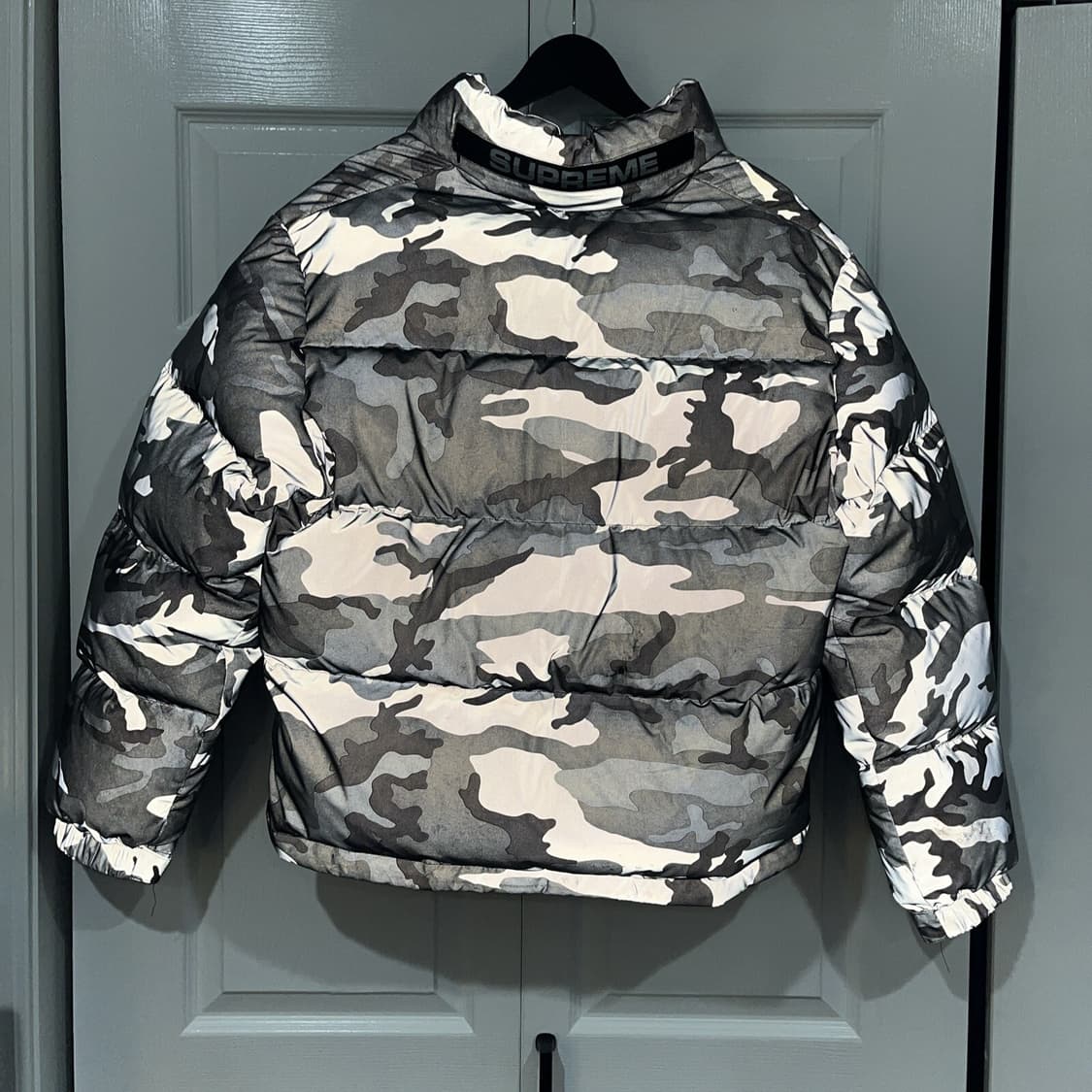 18FW 슈프림 리플렉티브 다운 패딩 자켓 카모 상품이미지7