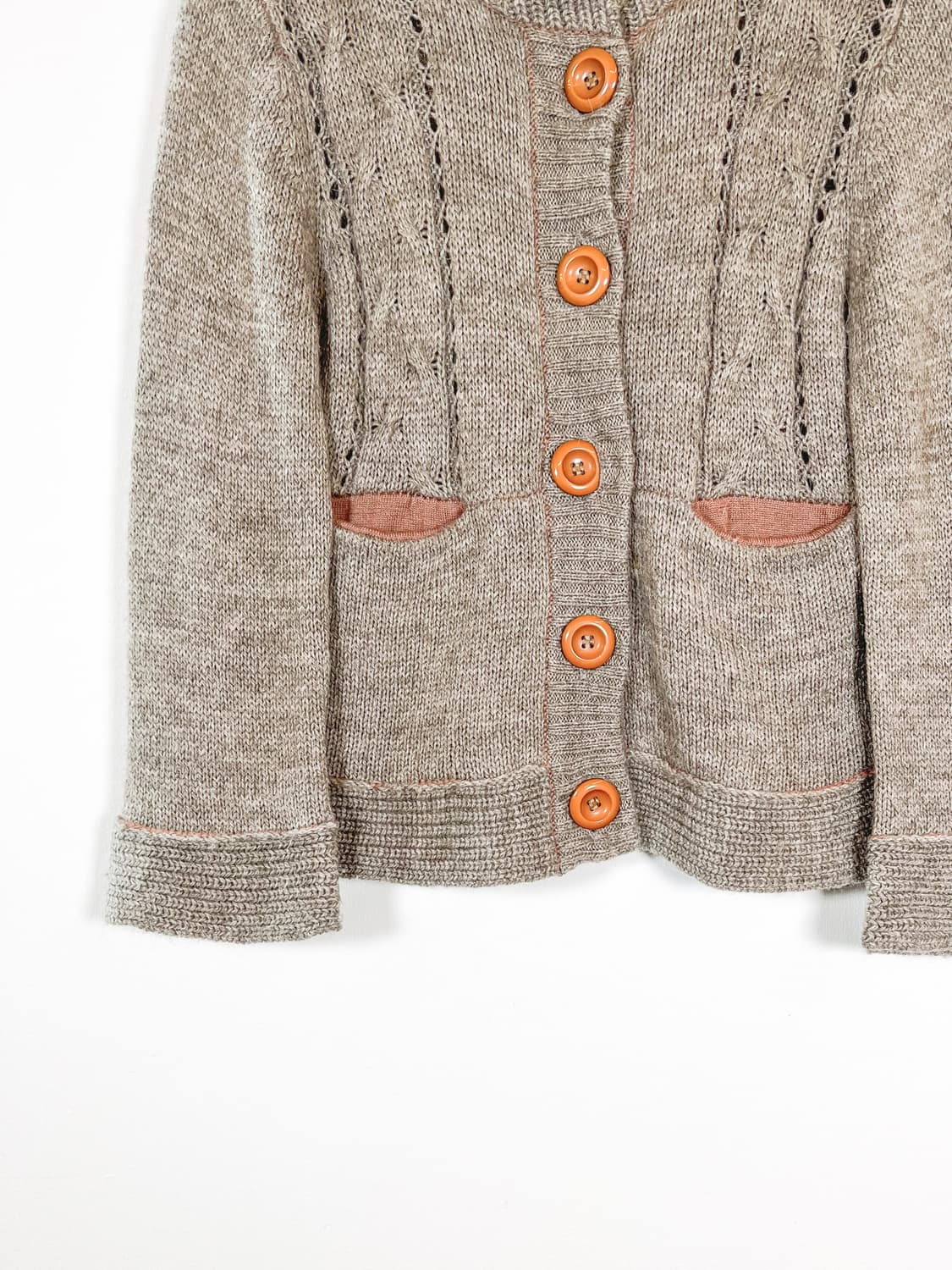 빈티지 울&알파카 버튼 가디건 상품이미지8