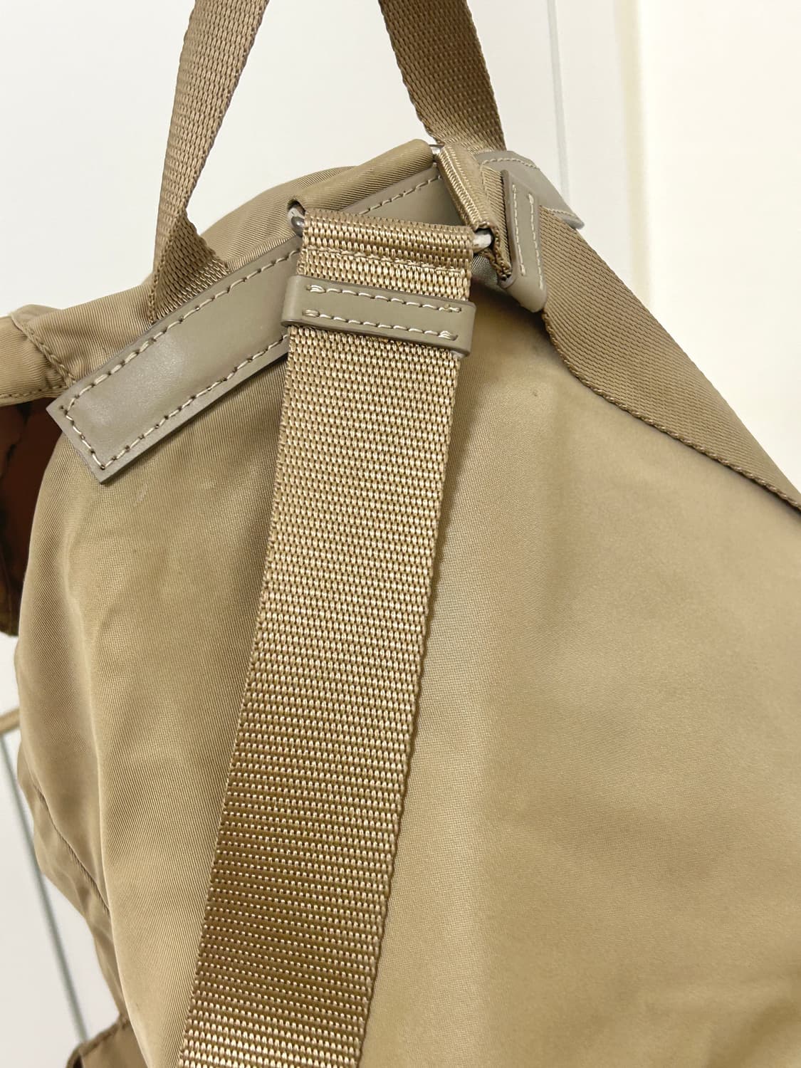 (정품)프라다 백팩 포코노 베이지 스몰 상품이미지7