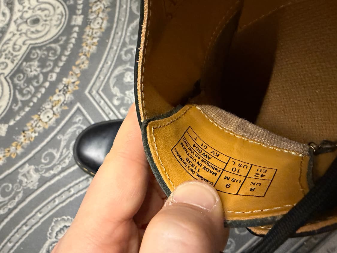 닥터마틴 1461 스무스 블랙 상품이미지6