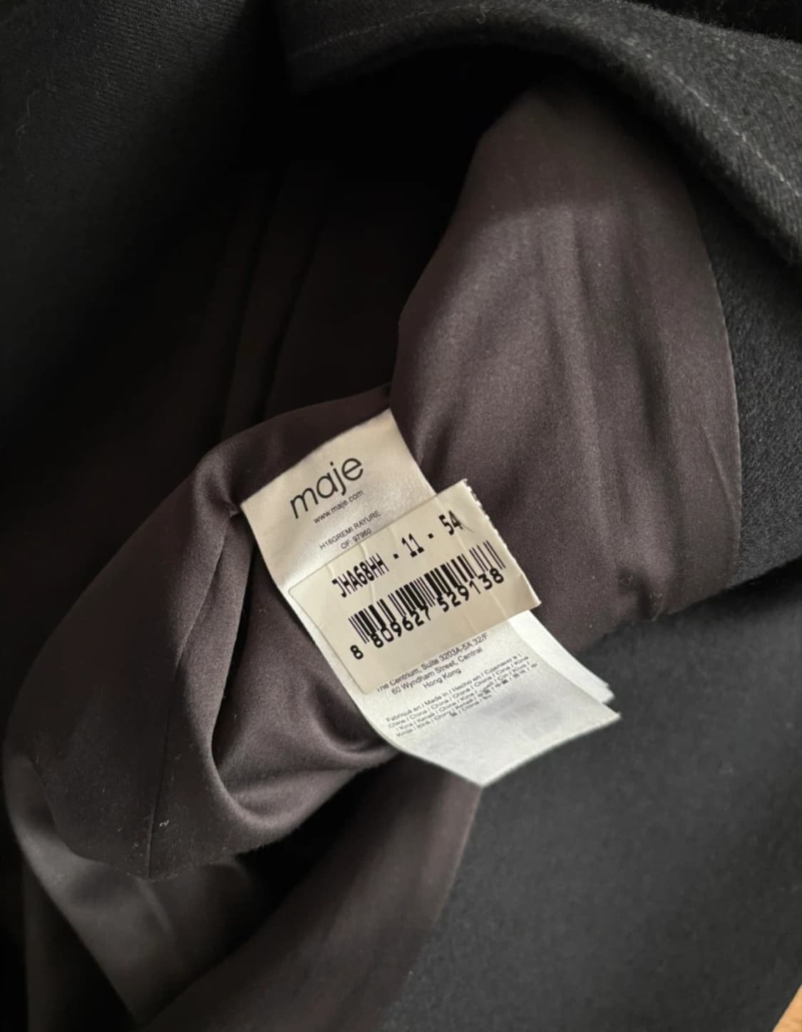 마쥬 핀스트라이프 코트 54 상품이미지4