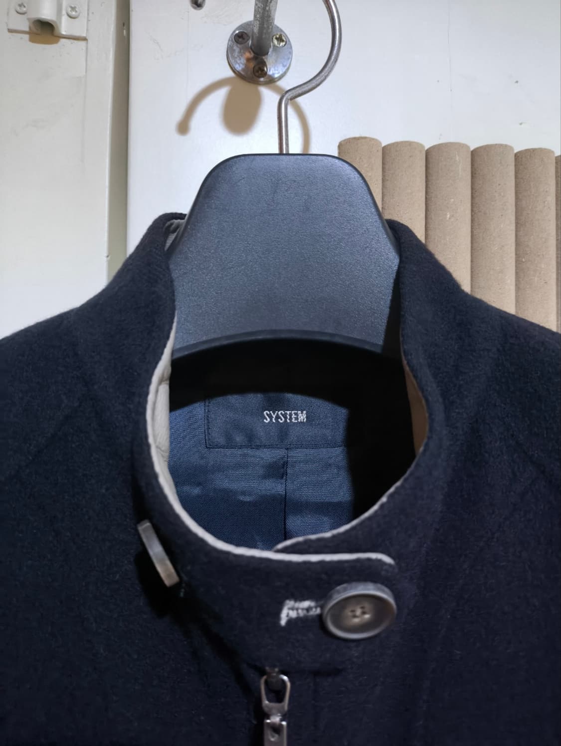 82 시스템 모직 스탠드 카라 숏코트 자켓 상품이미지2