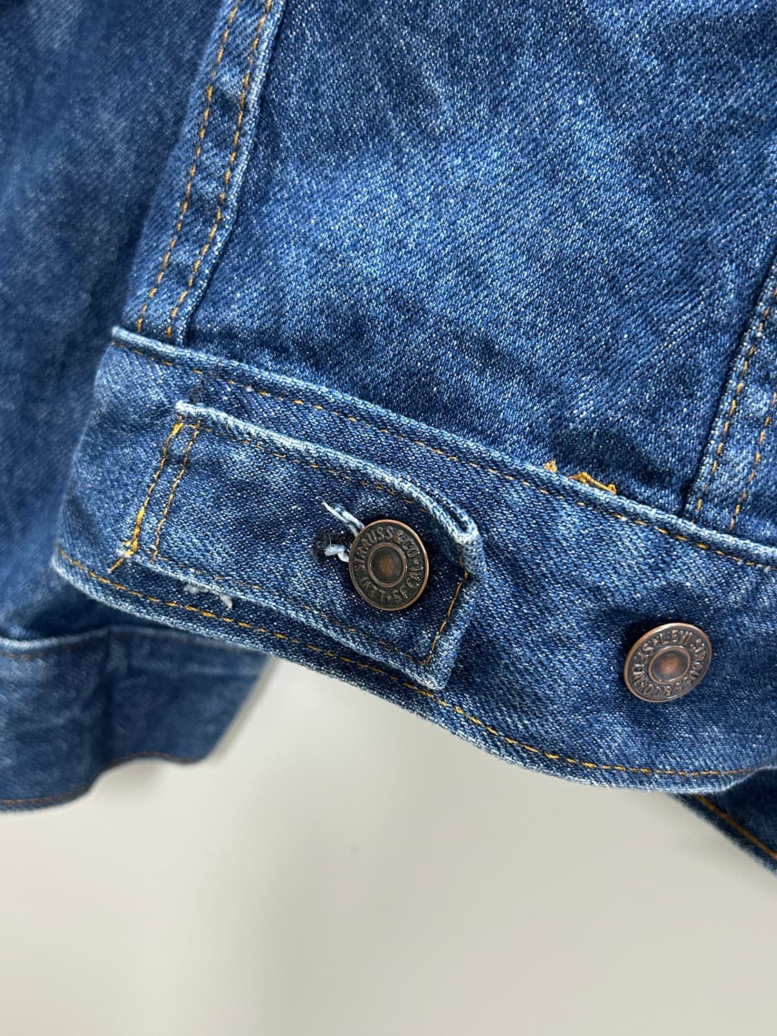 70-80s 리바이스 70505 데님 트러커 자켓 상품이미지7