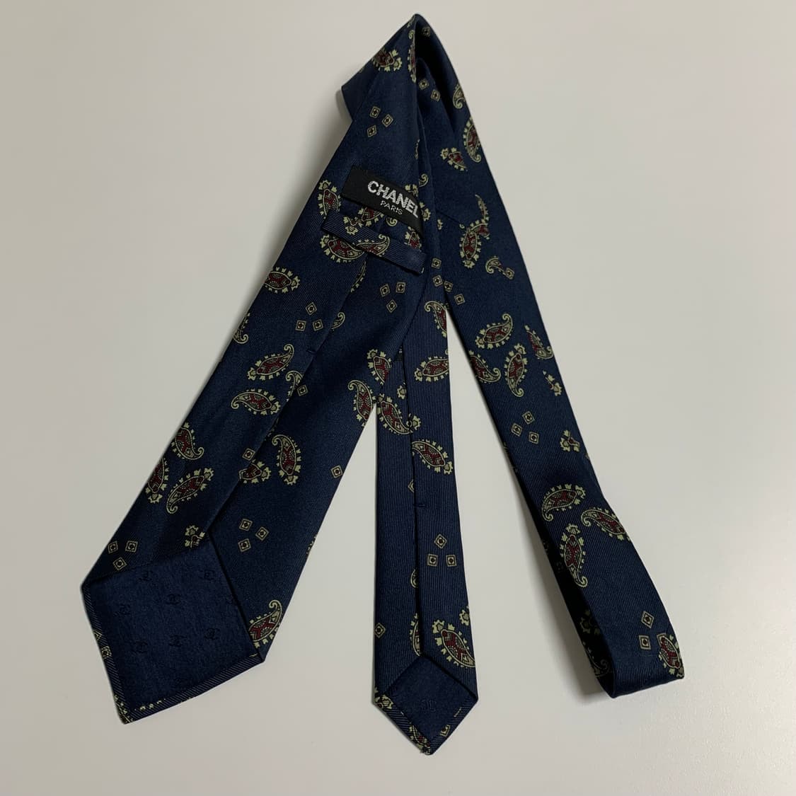 샤넬(CHANEL) 페이즐리 명품넥타이 최상급 A+ 100실크 클래식룩 상품이미지10