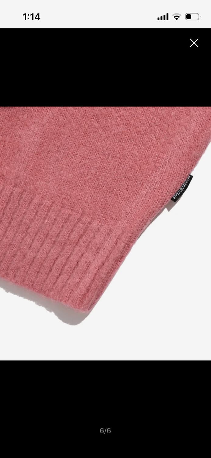 [원가_89000원] 나이스고스트클럽 스컬 로고 니트 상품이미지6