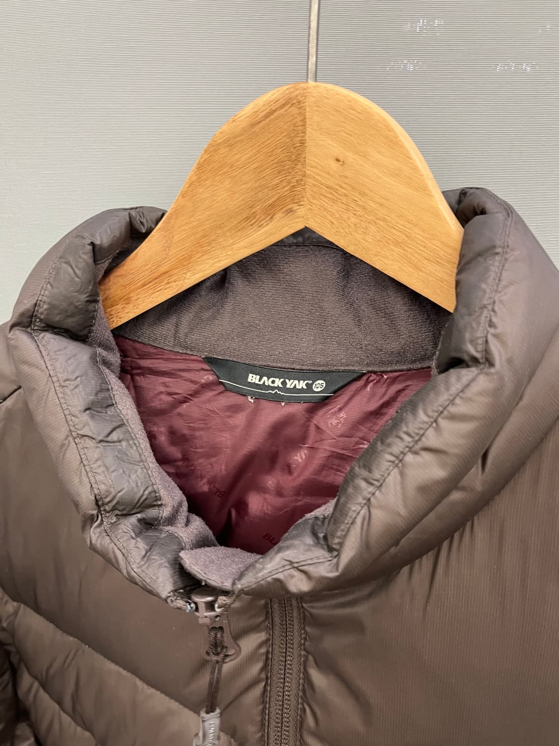 블랙야크 브라운 경량 패딩 자켓 상품이미지3