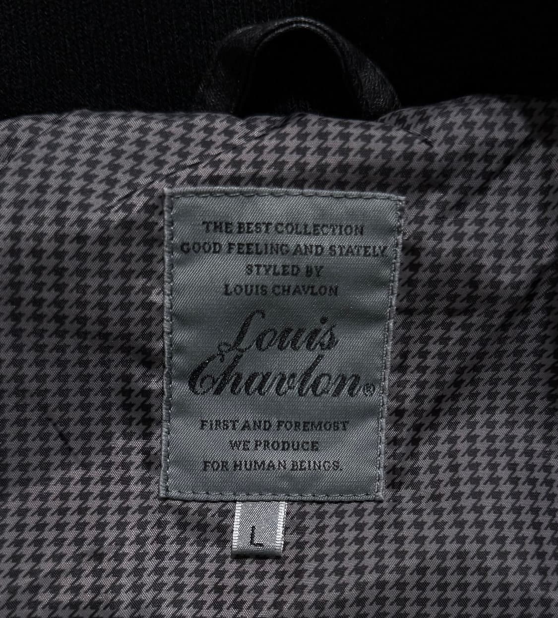 루이 샤브론 페이크 레더 다운 자켓 상품이미지6