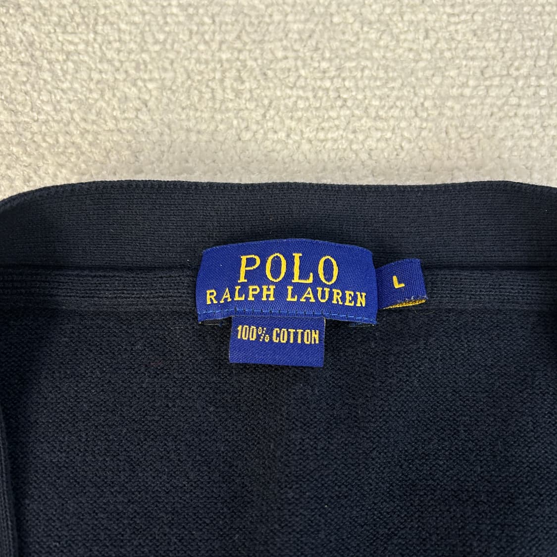 폴로 랄프로렌 블랙 가디건 L 상품이미지2