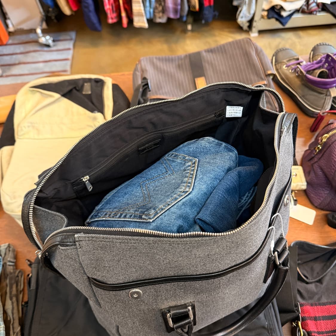 포터 그레이 빅 토트백 숄더백 MADE IN JAPAN 상품이미지6