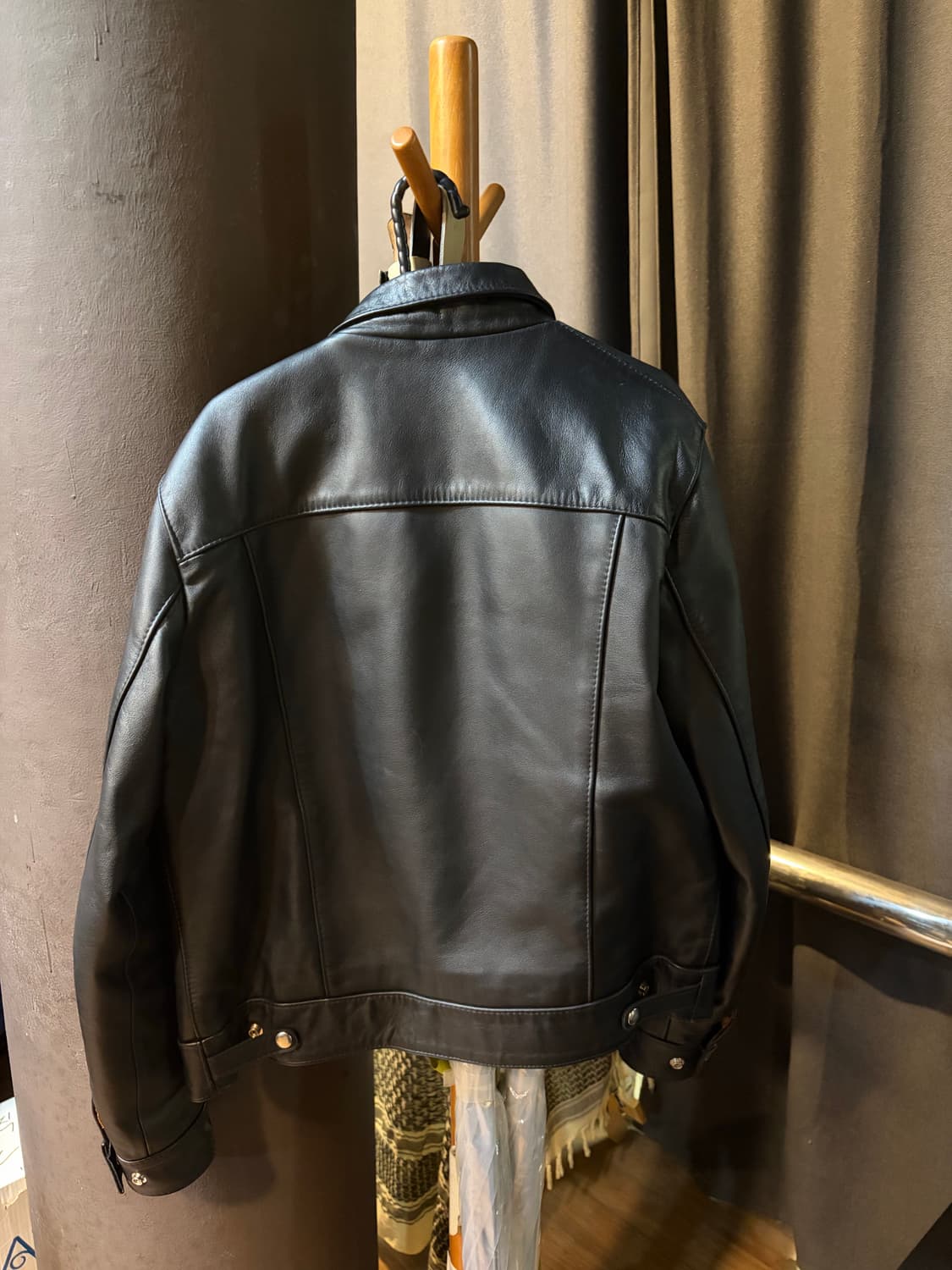루이스레더 988 블랙 레더자켓 42 상품이미지4