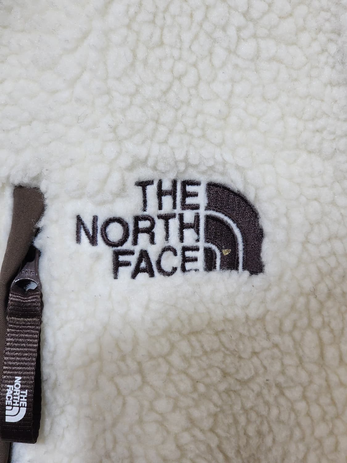 (M) 노스페이스 후리스 점퍼 아이보리 뽀글이 플리스 자켓  상품이미지4