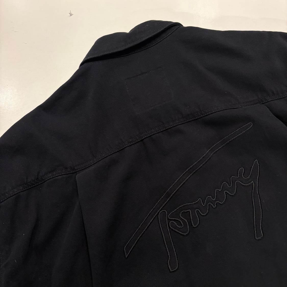 [S] 타미힐피거 타미진스 블랙 코튼 트러커 자켓 B859 상품이미지8