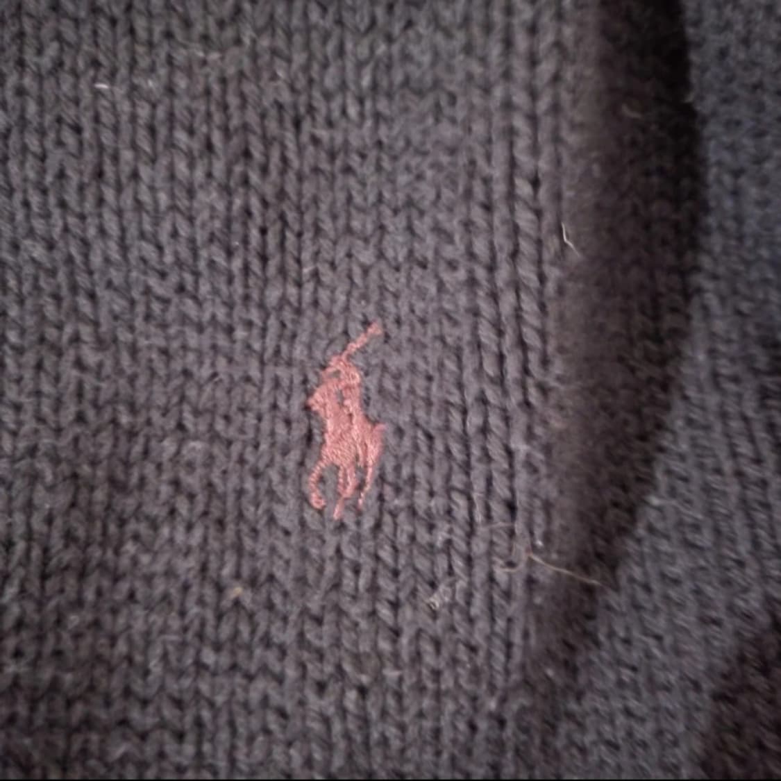 폴로 랄프로렌 블랙 브이넥 니트 상품이미지6