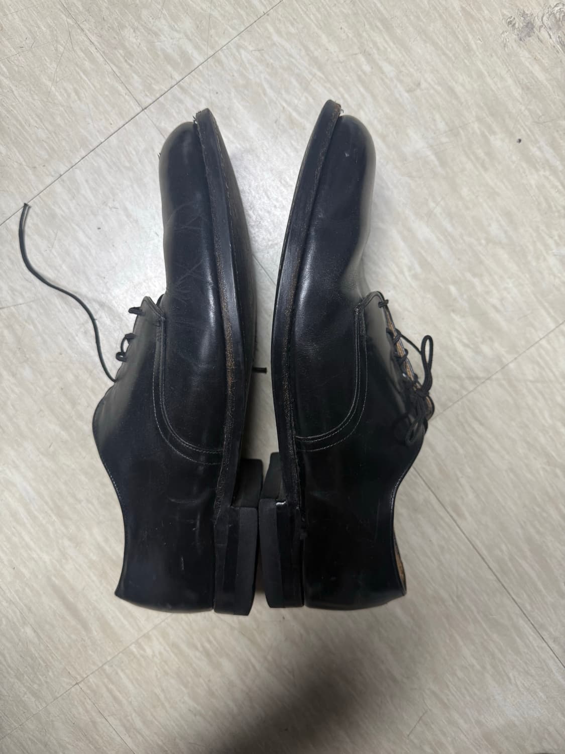 70s Leavenworth usn service shoes 10.5W 상품이미지4