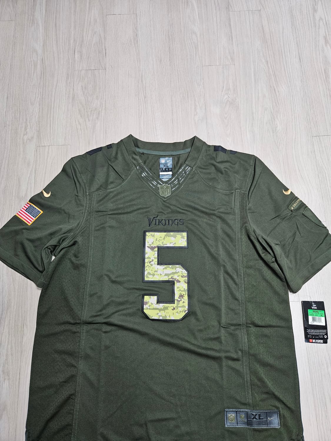 Nike NFL 풋볼 져지 밀리터리에디션 블록코어룩 상품이미지8