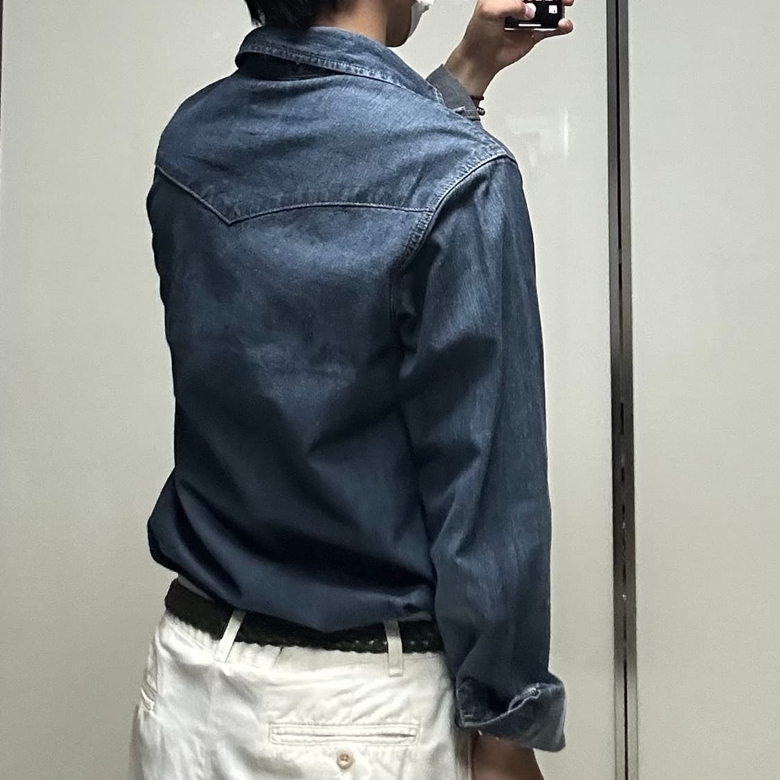 리바이스 데님 웨스턴 셔츠 (S) 상품이미지6