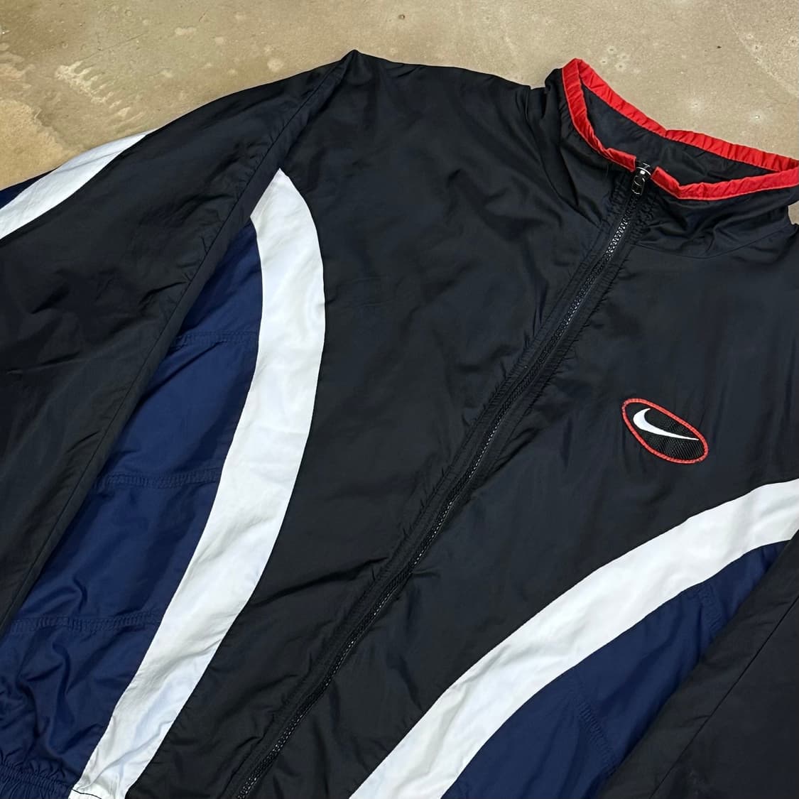L 나이키 90s 빈티지 빅스우시 배색 바람막이 상품이미지1