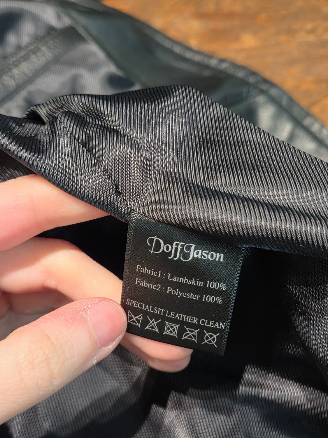 도프제이슨 램스킨 레더자켓 상품이미지7
