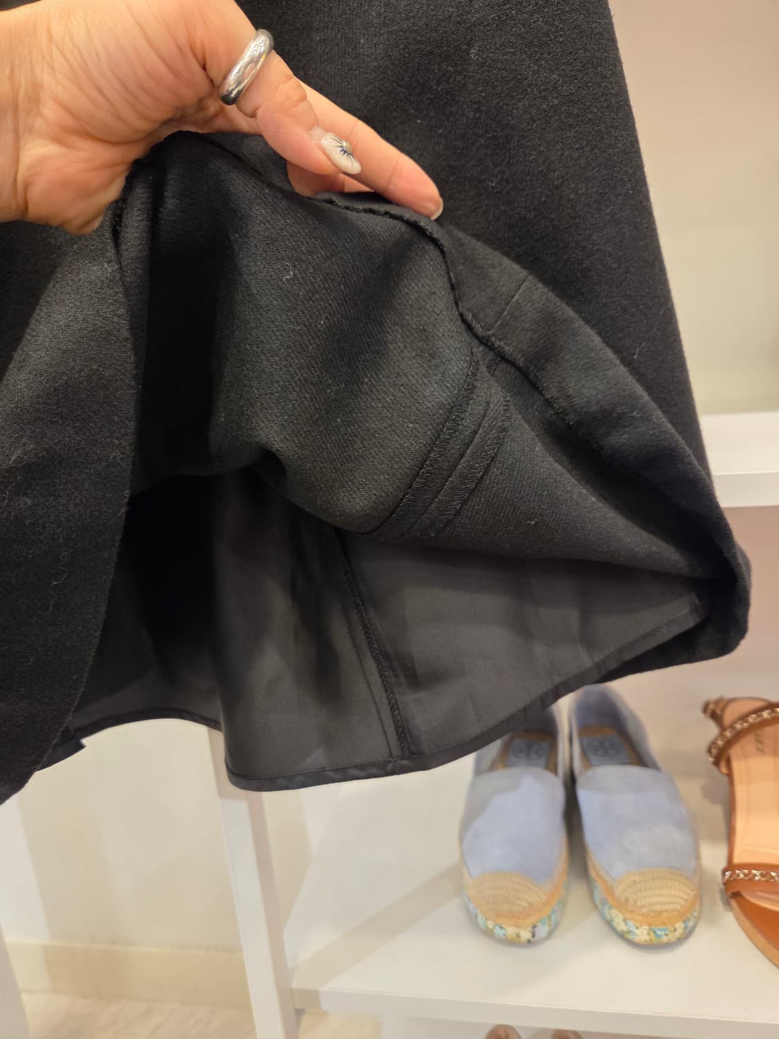 미샤 모혼방 후레아 스커트 상품이미지5