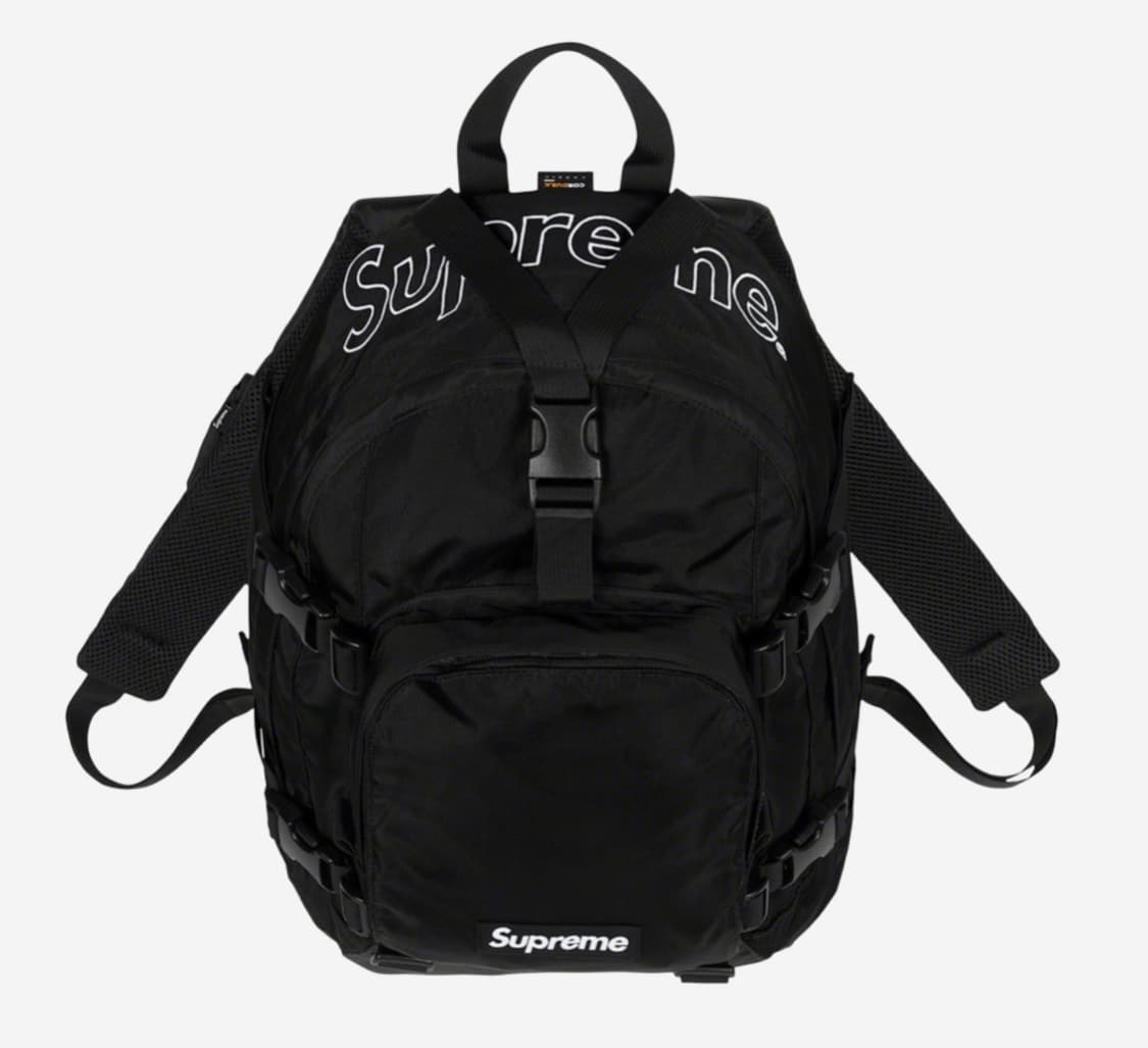 19fw Supreme 슈프림 백팩 가방 블랙 상품이미지3