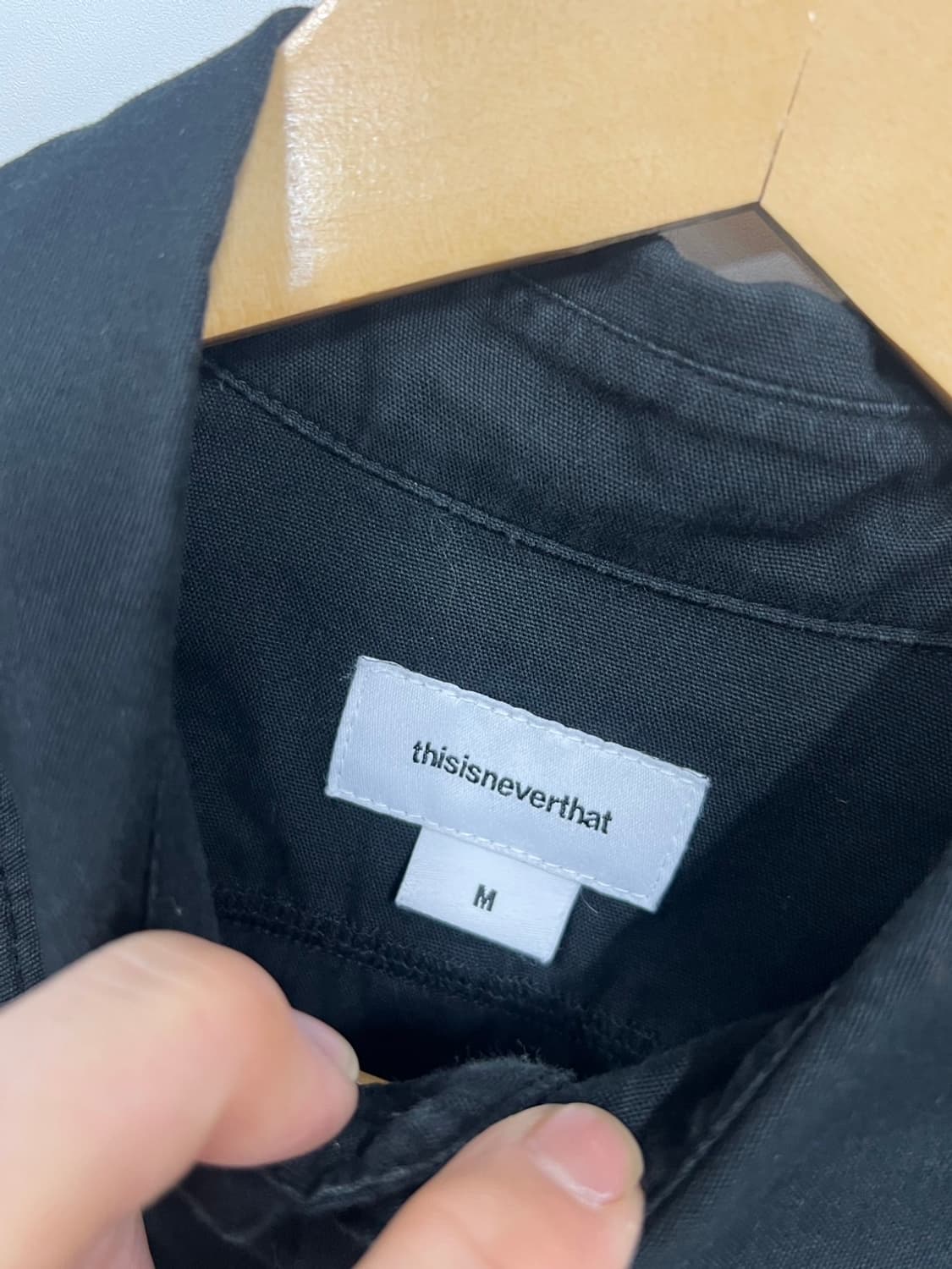 디스이즈네버댓 멀티 포켓 유틸리티 레터링 셔츠 상품이미지5