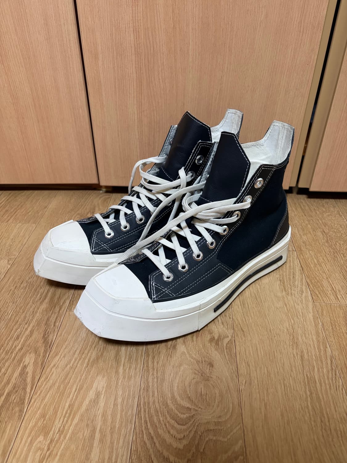 컨버스 드 럭스 스퀘어드 블랙 270 상품이미지2