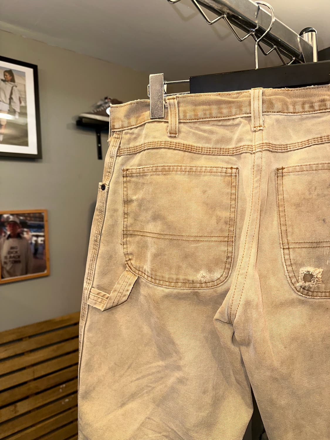 00’s Dickies distressed single work pant 상품이미지10