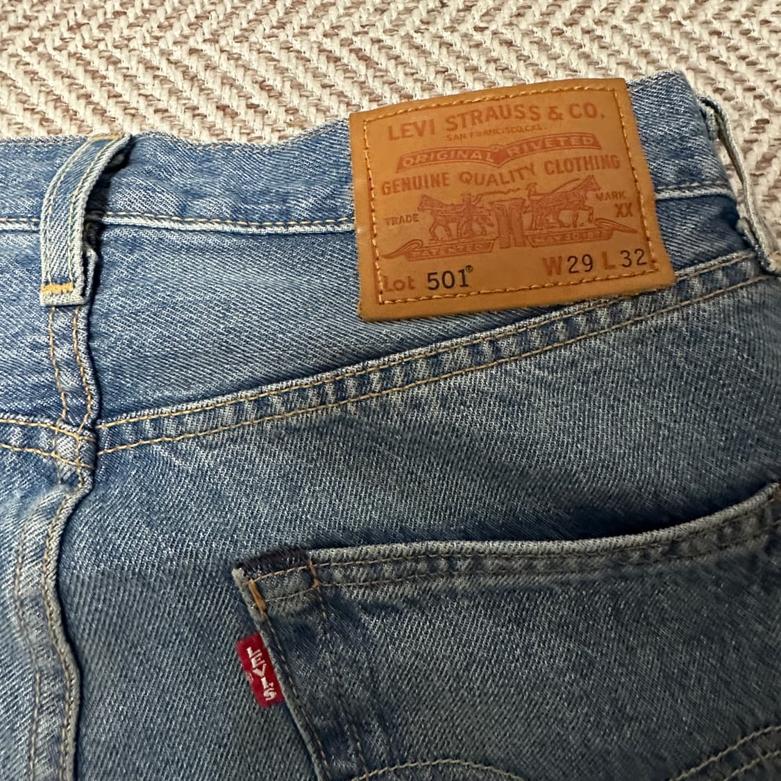 LEVI'S 501 premium usa made jeans 상품이미지3