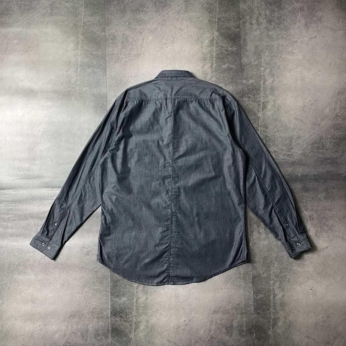 PRONTO UOMO 프론토워모 빈티지 데님 코튼 셔츠 A00503 상품이미지6