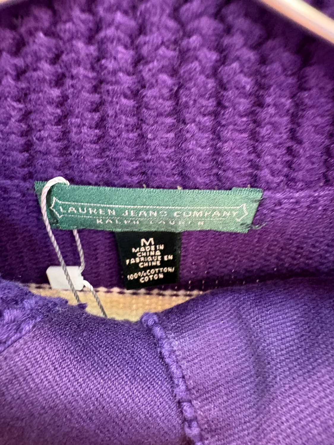 폴로 랄프로렌 스트라이프 카라 니트 (M사이즈) 상품이미지3