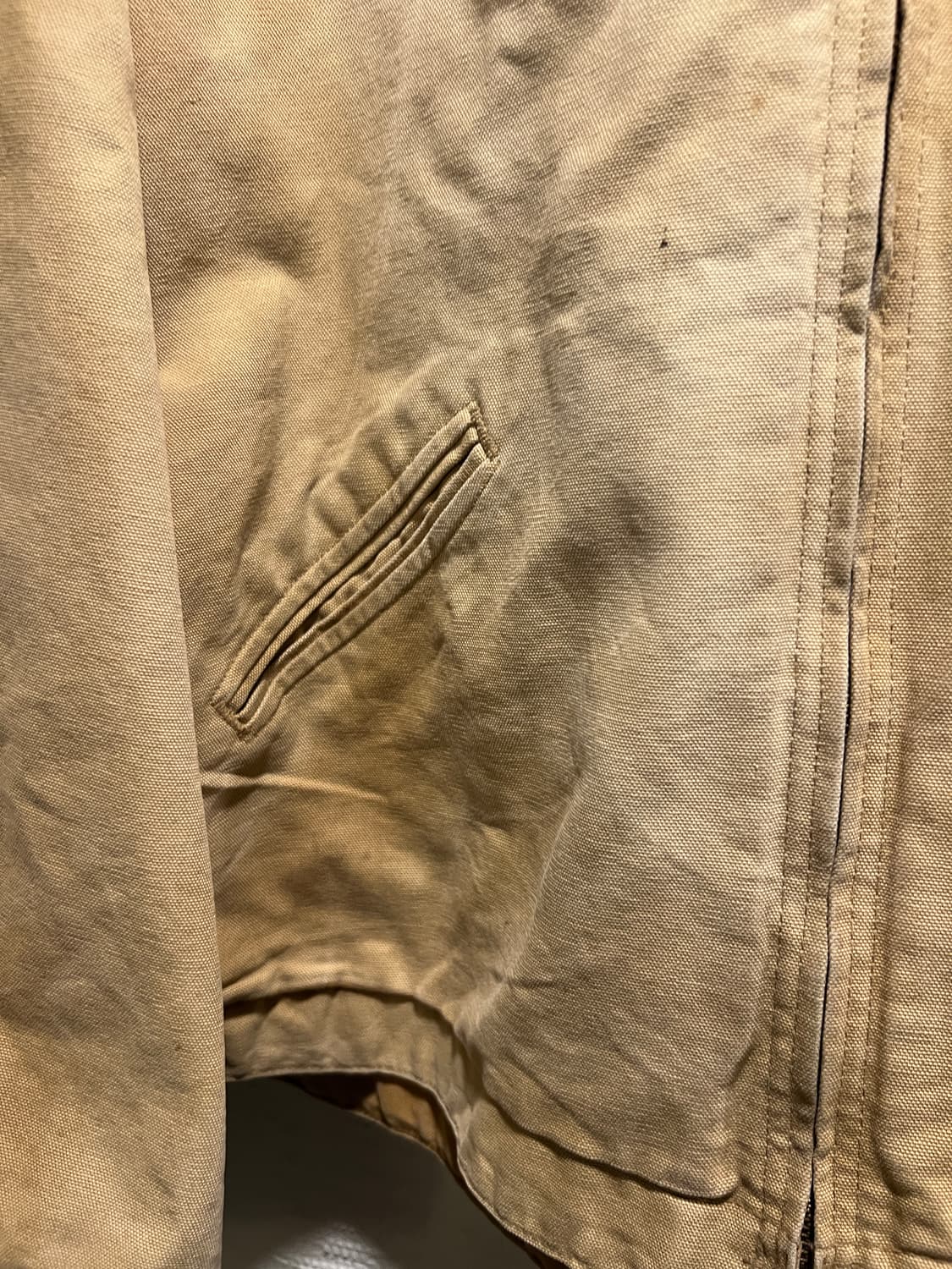 [3XL]칼하트 USA J97 디트로이트 랭글러 패치업 브라운 워크 자켓 상품이미지5