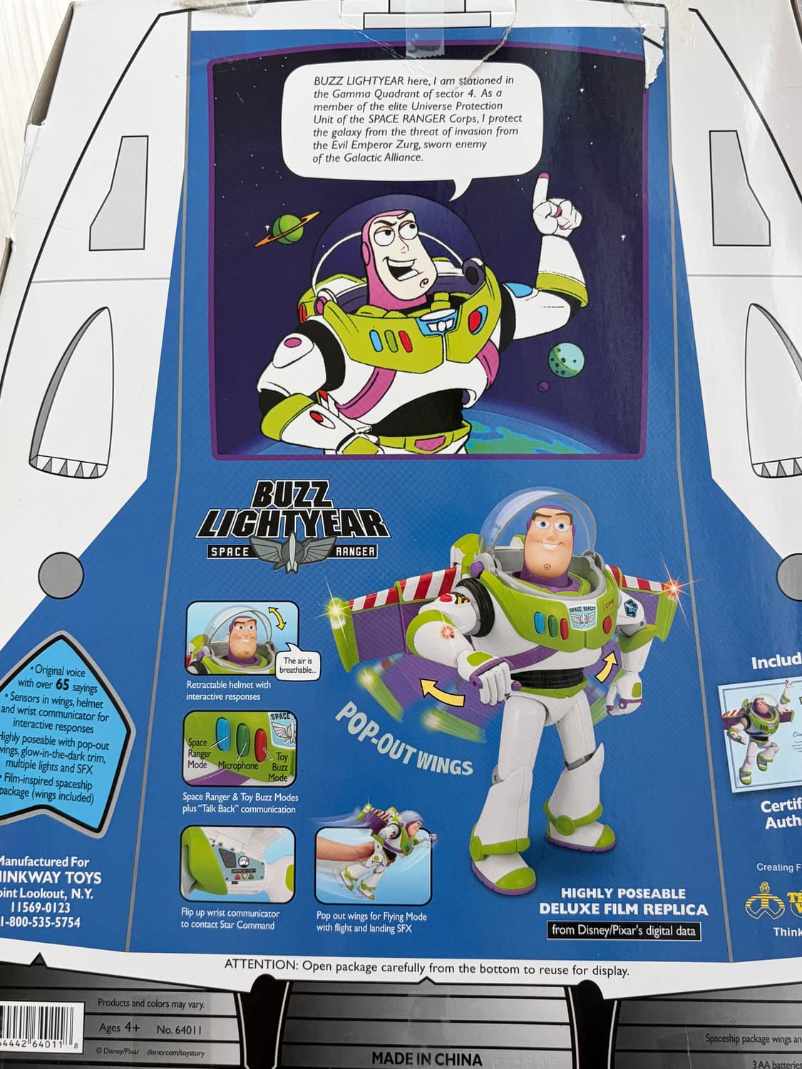 토이스토리 버즈 씽크웨이 토킹피규어 빈티지피규어 디즈니 픽사 상품이미지2