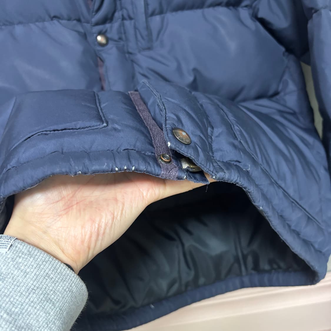 폴로 랄프로렌  푸퍼다운 패딩 네이비  상품이미지4