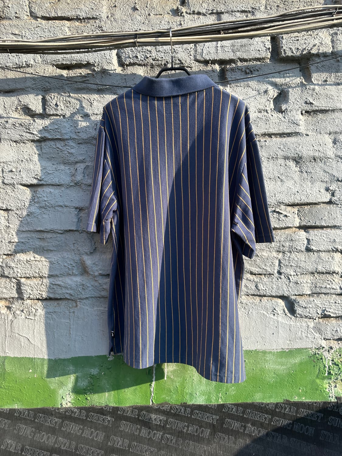 Stussy 스트라이프 카라티 상품이미지4