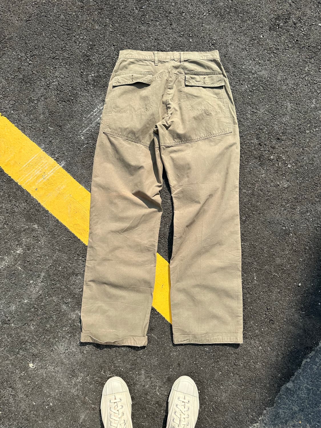 45RPM N.marine.D line canvas double knee 상품이미지8
