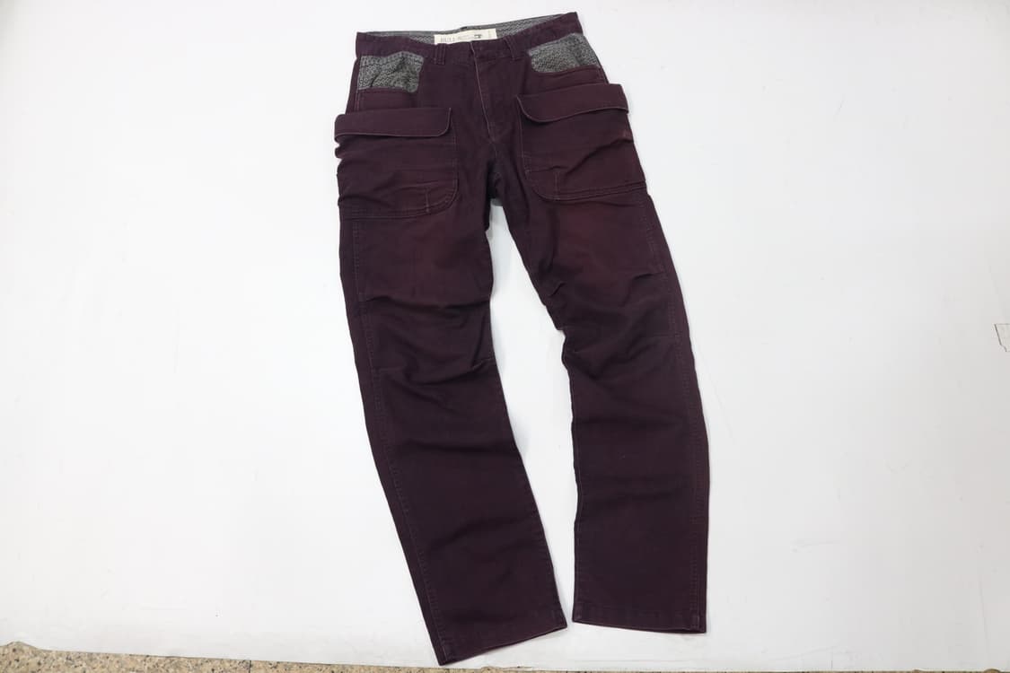 BULL 빈티지 에스닉 포켓 디테일 퍼플 워크 팬츠 (M) 상품이미지2