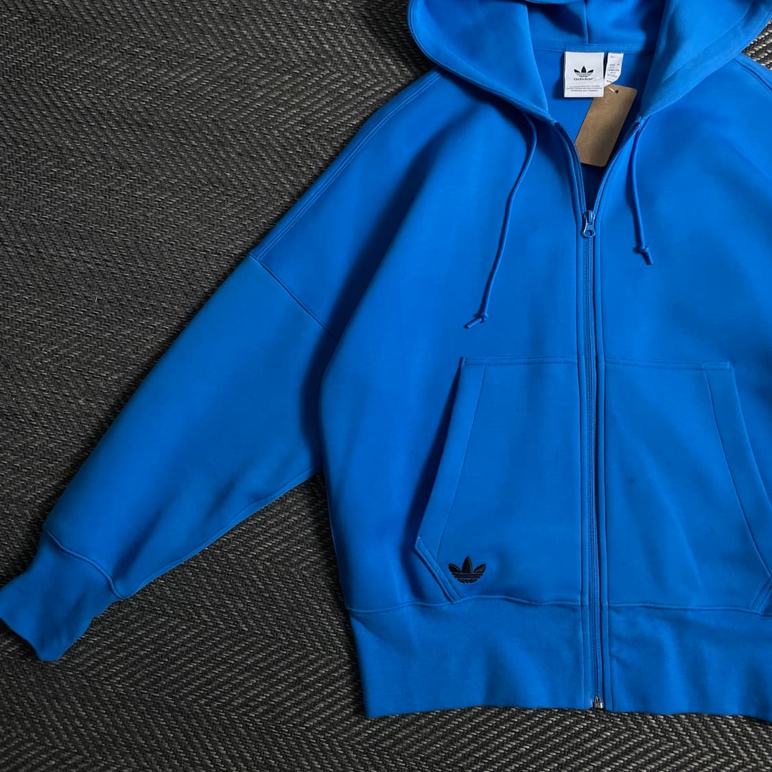 아디다스 뉴클래식 삼선 박시핏 후드집업 블루o 5047 상품이미지2