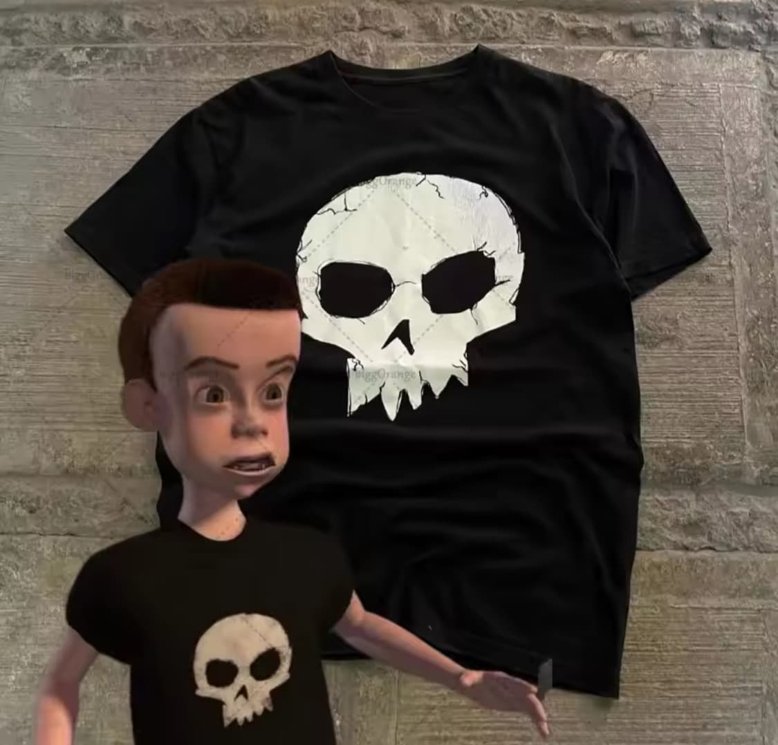 [토이스토리] 옆집악동/시드‘s skull tee 상품이미지1