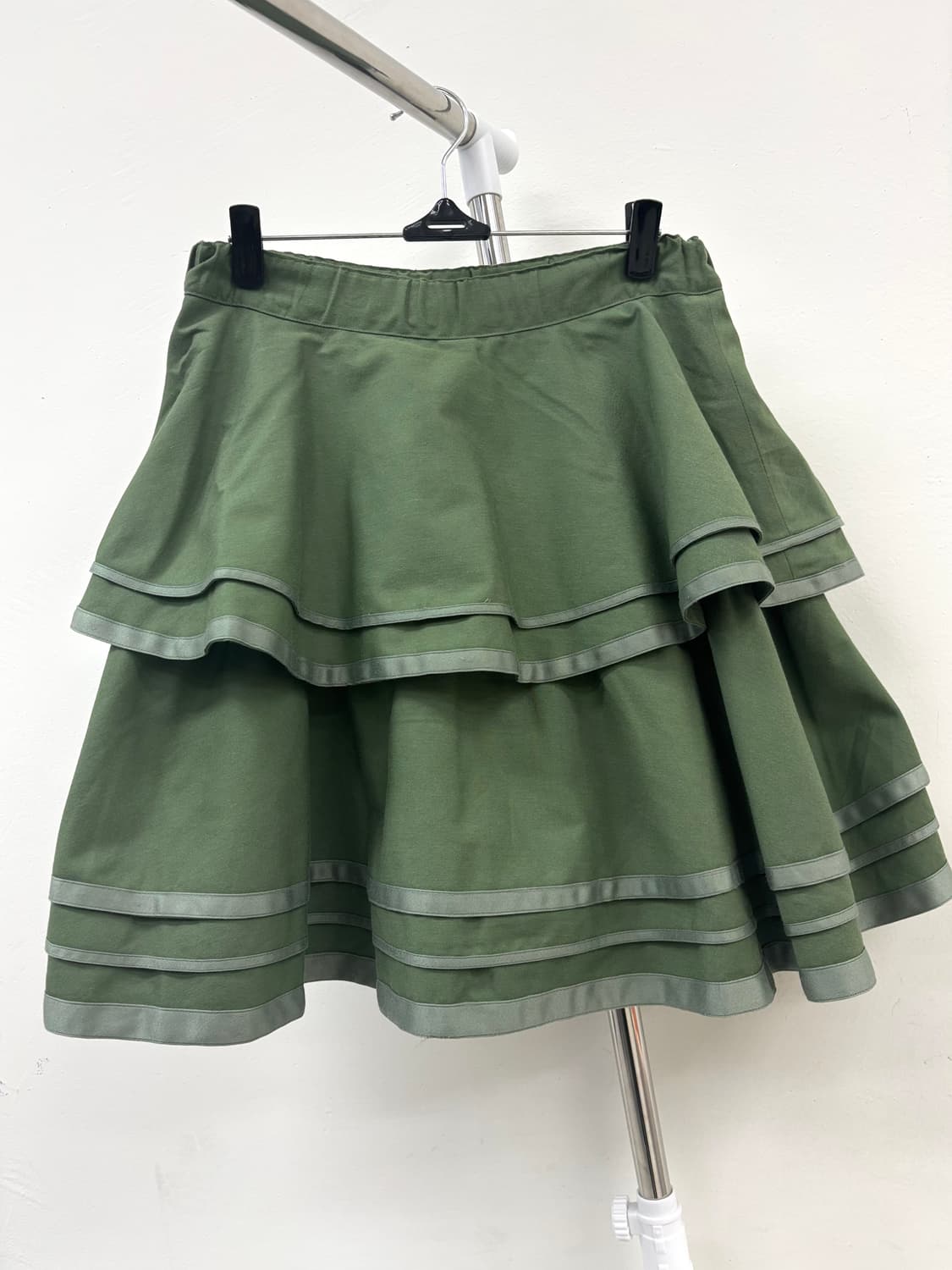 빈티지 그린 캉캉 스커트 상품이미지3