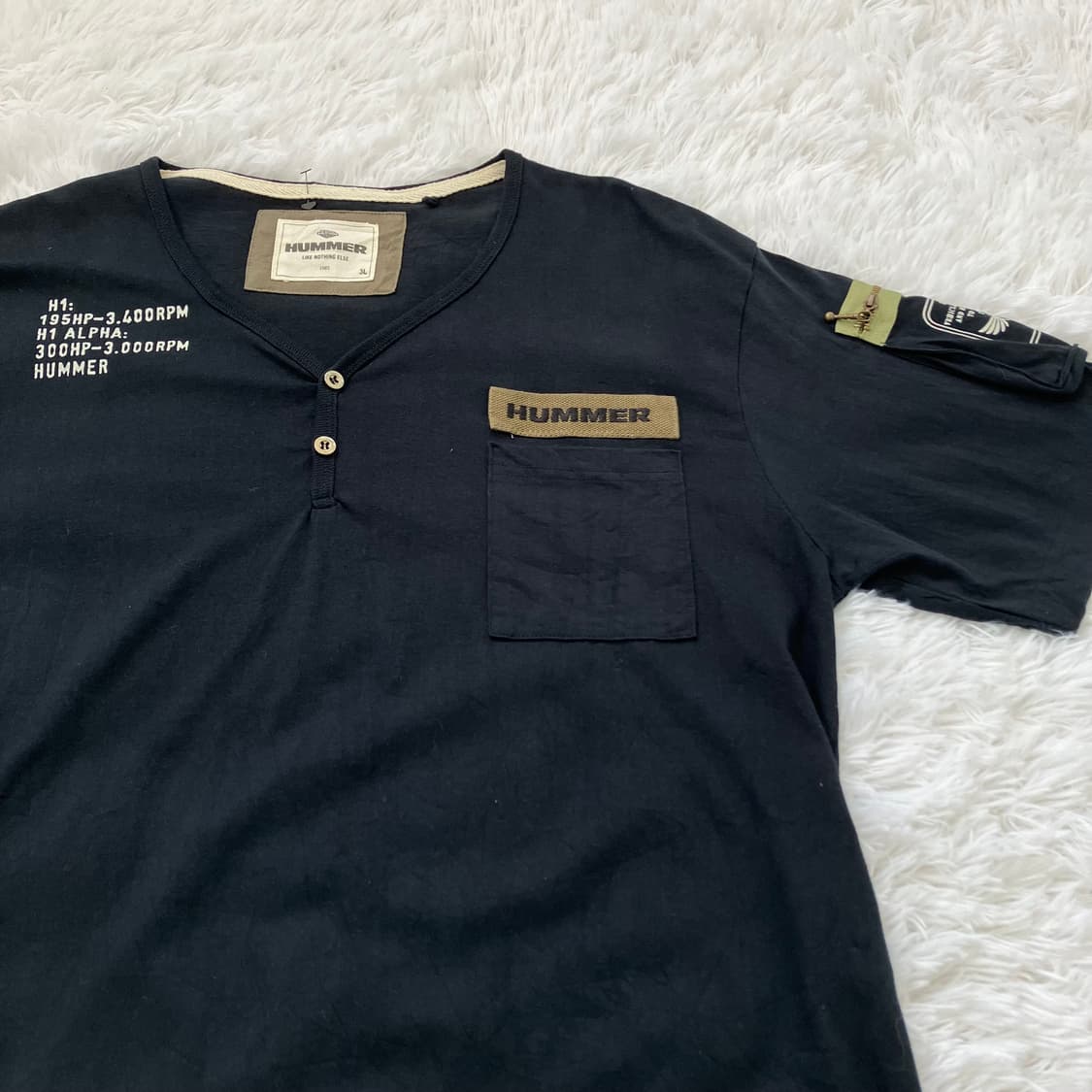 빈티지 험멜 지프 반팔 881 y2k 스트릿 모리 갸루 일본빈티지 펑  상품이미지4