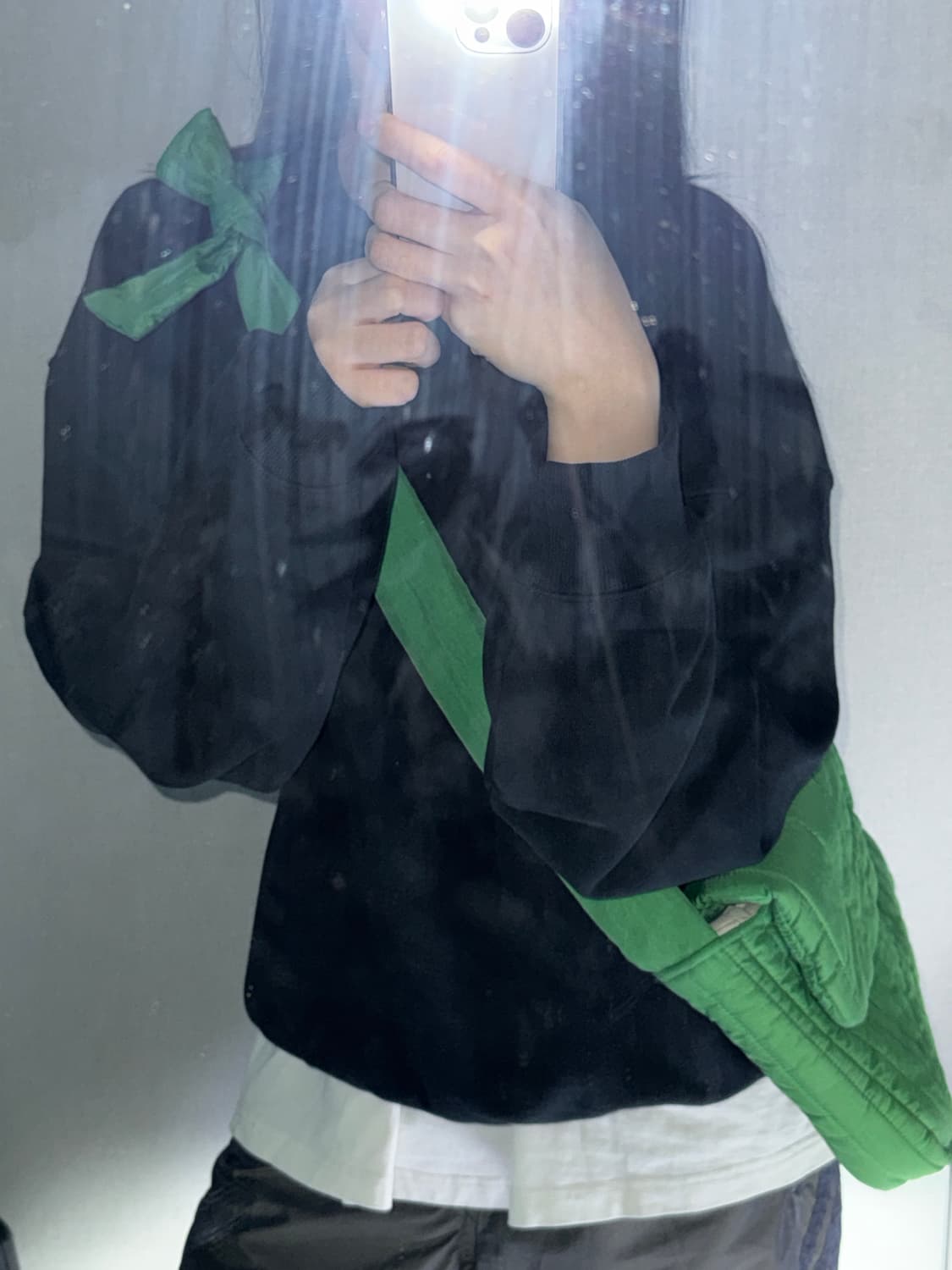 시엔느 sienne 크로스 패딩 백 ( color-green ) 상품이미지3