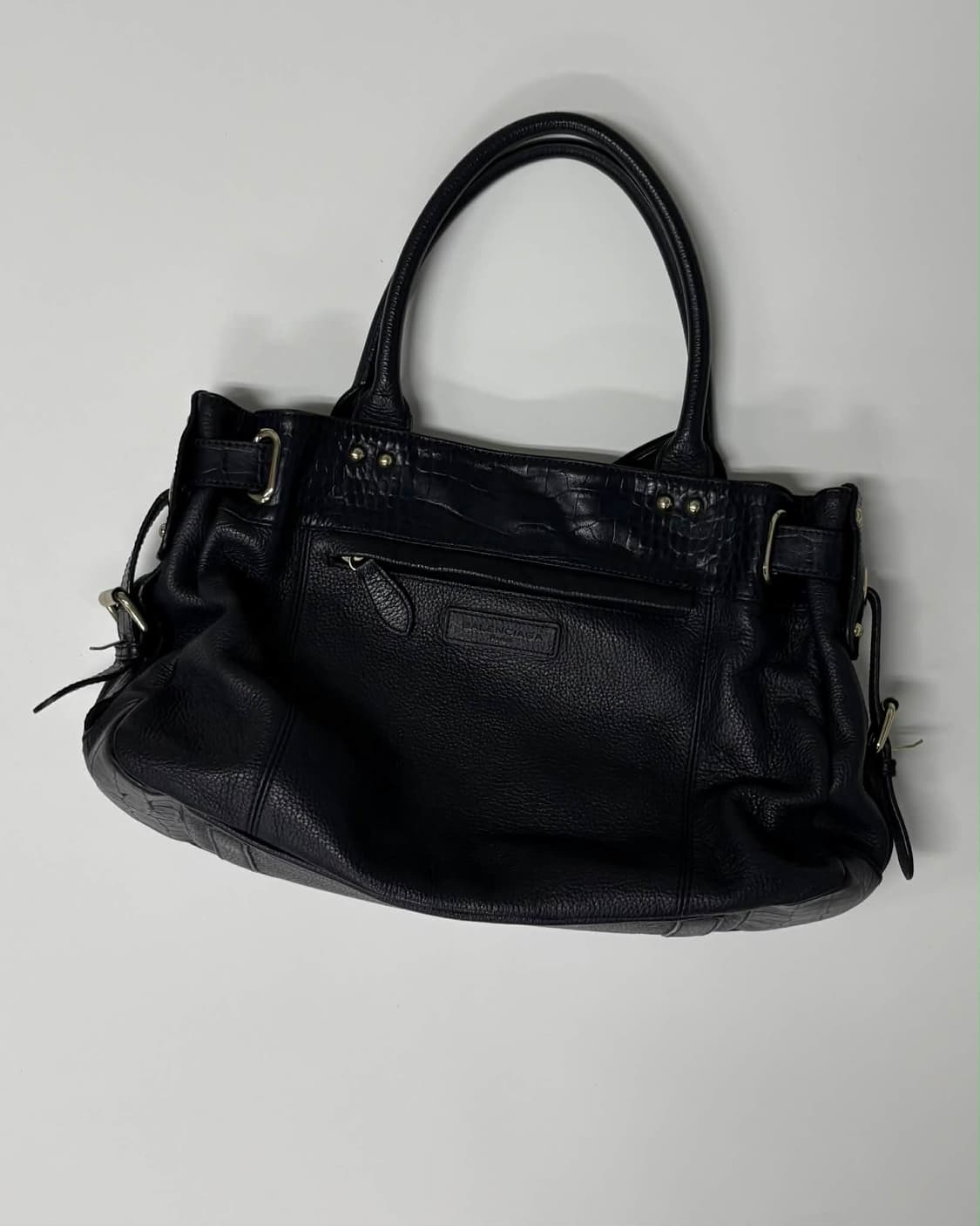 발렌시아가 BB 가죽 테슬 숄더 토트백 상품이미지2