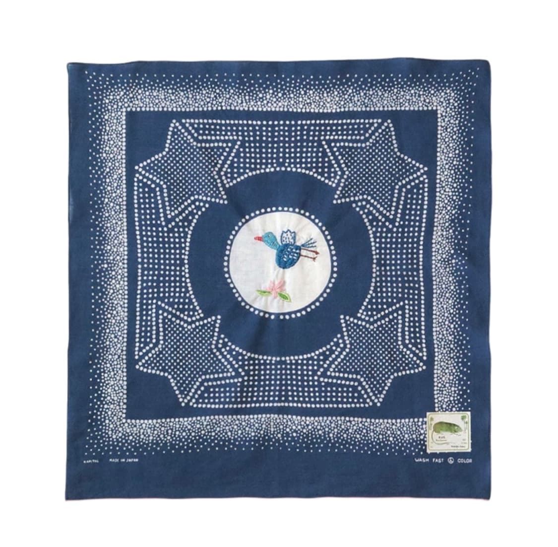 (새상품) 캐피탈 패스트컬러 셀비지 반다나 네이비 상품이미지1