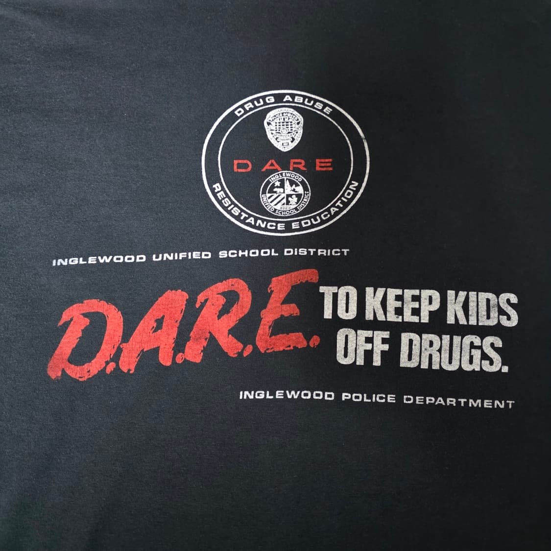 [XL] 90s 빈티지 DARE 티셔츠 블랙 ver. MURINA 상품이미지2