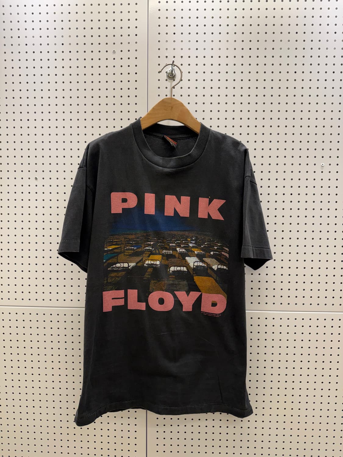 빈티지 핑크 플로이드 아트 프린팅 반팔 티셔츠  U1368 상품이미지2