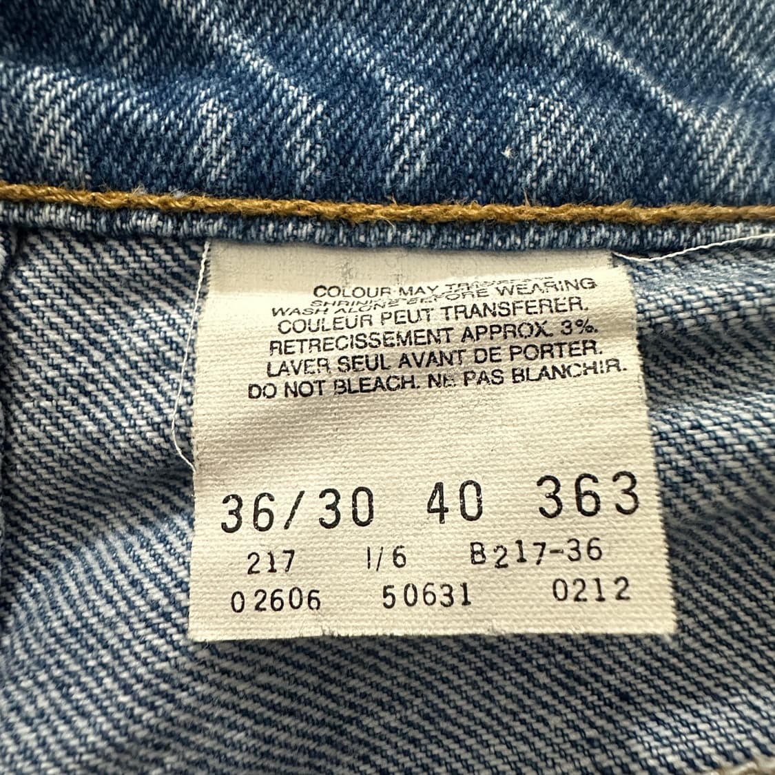 LEVI'S 631 canada made vintage jeans 상품이미지5