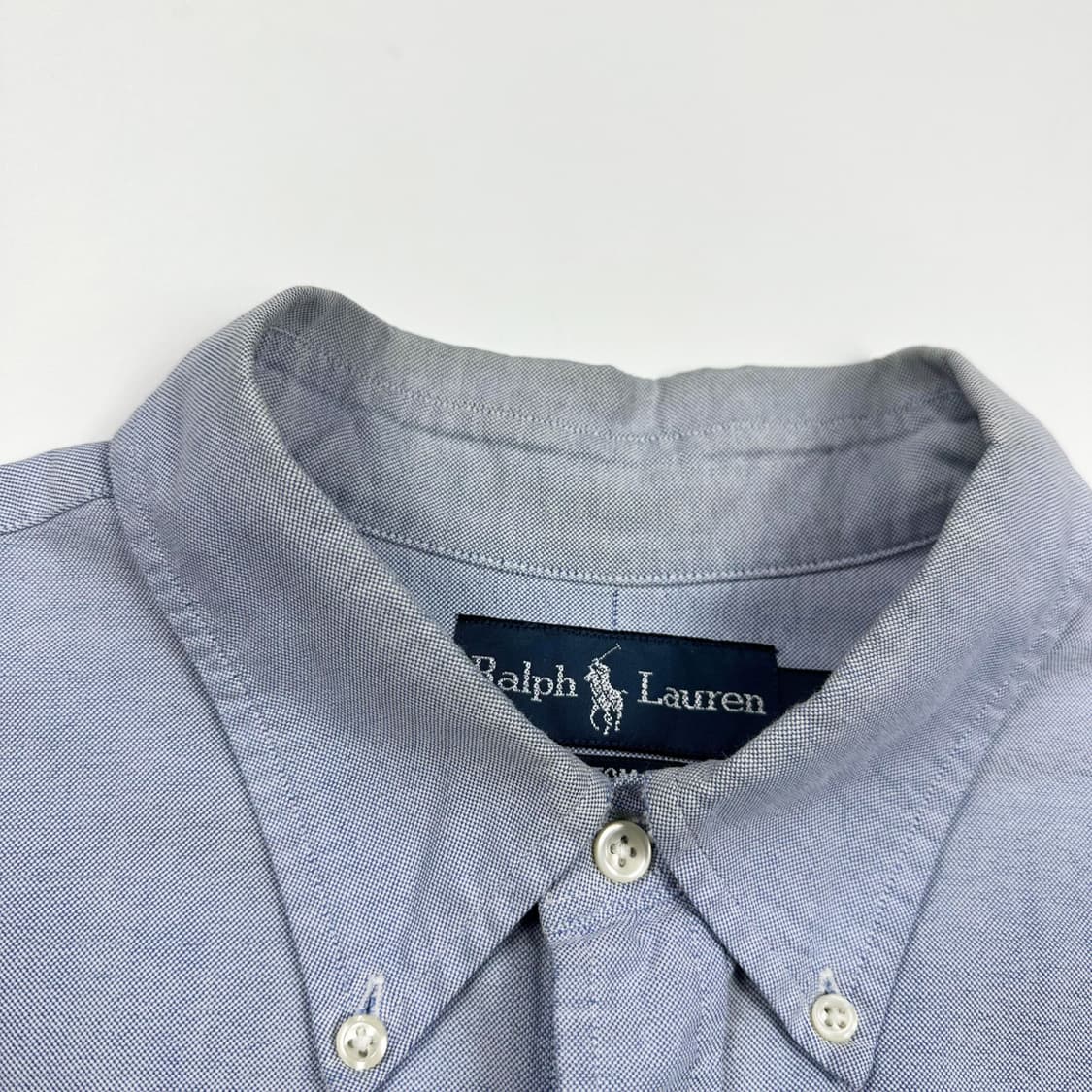 폴로 랄프로렌 포니 커스텀핏 스카이 블루 셔츠 (실측 XXL) 상품이미지5